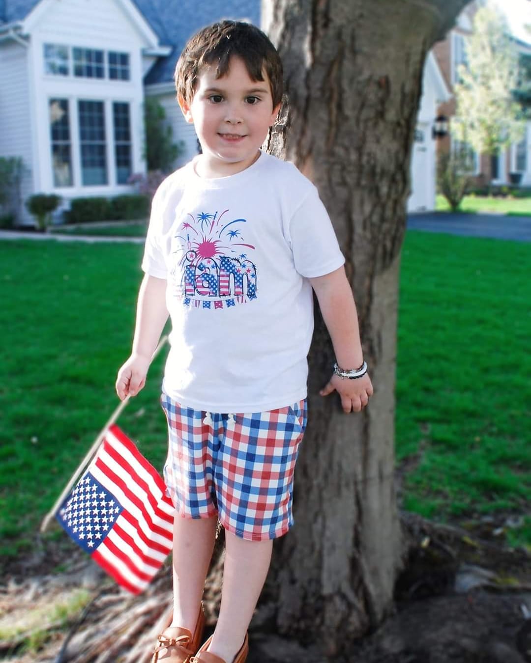 Rep red/blue gingham