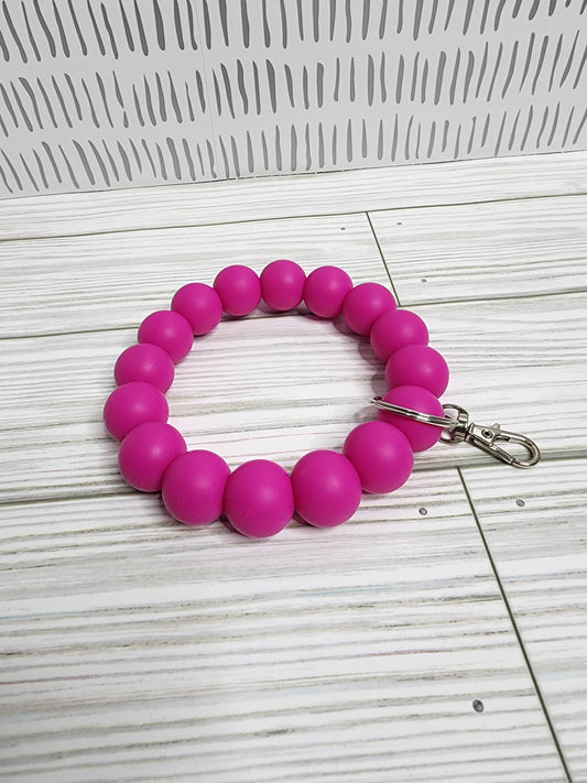 Fushia Keychain