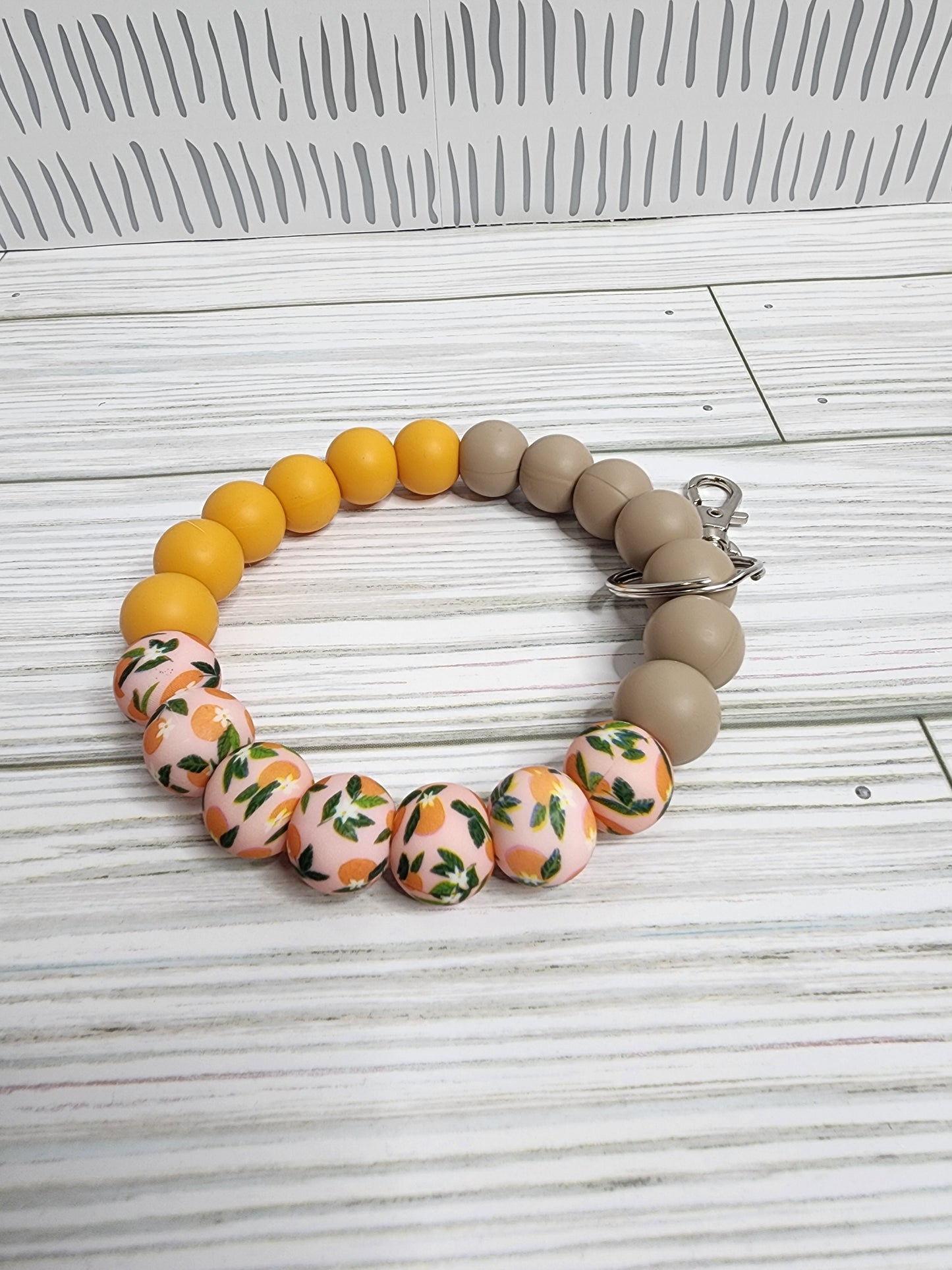 Just Peachy Keychain