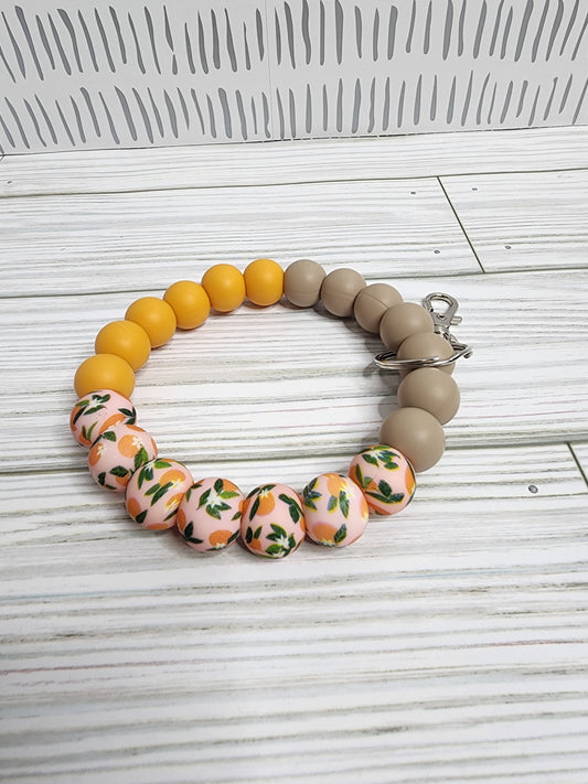 Just Peachy Keychain