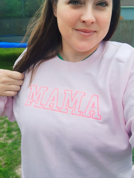 Hot Pink on Pink Top MAMA