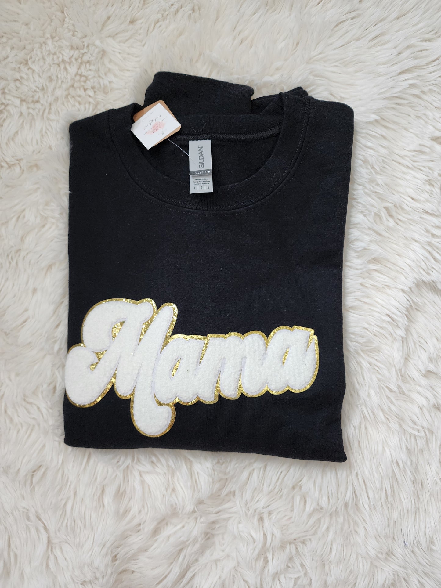 Mama Sweater Patch - Black