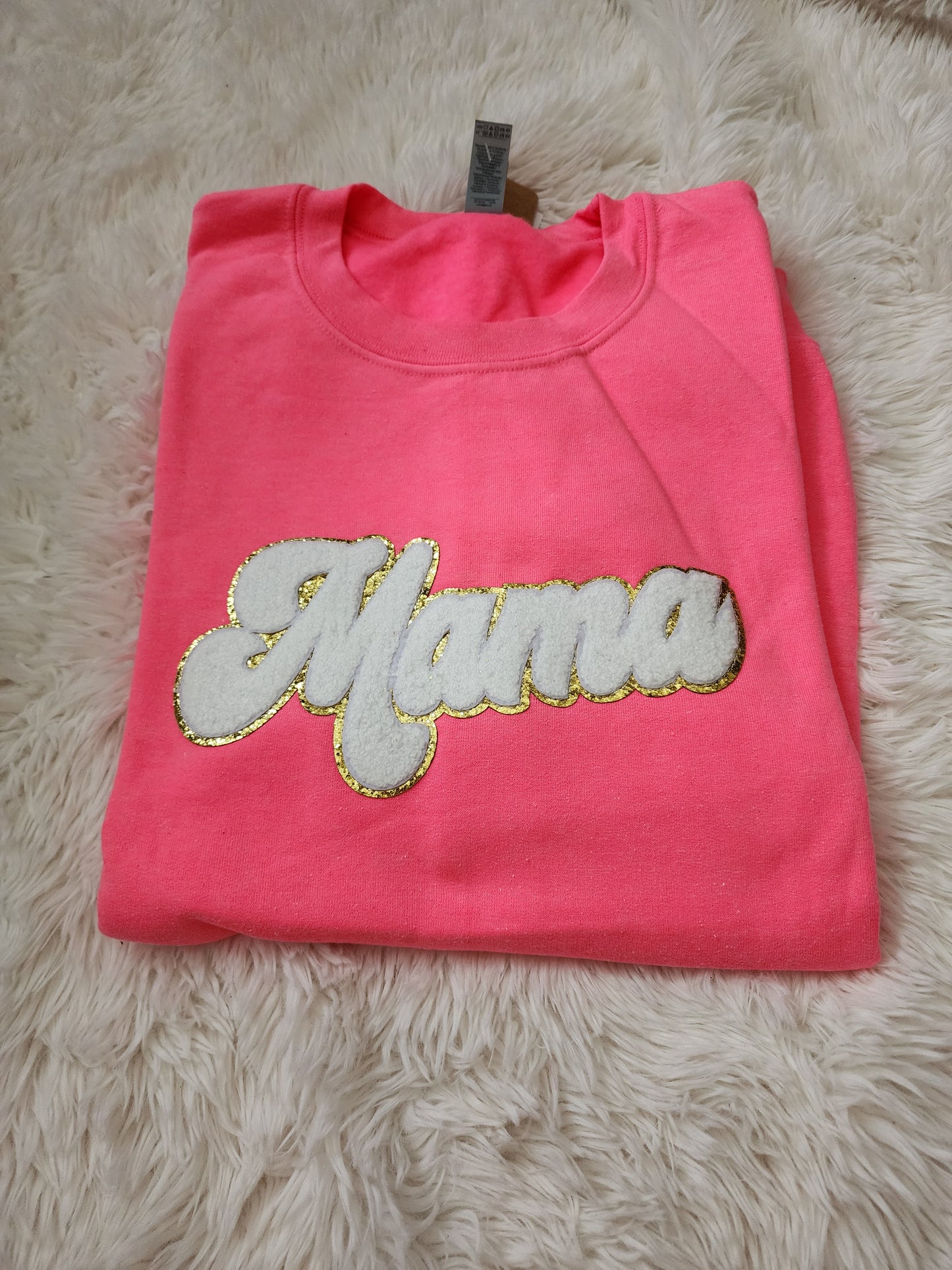 Mama Sweater Patch - Hot Pink