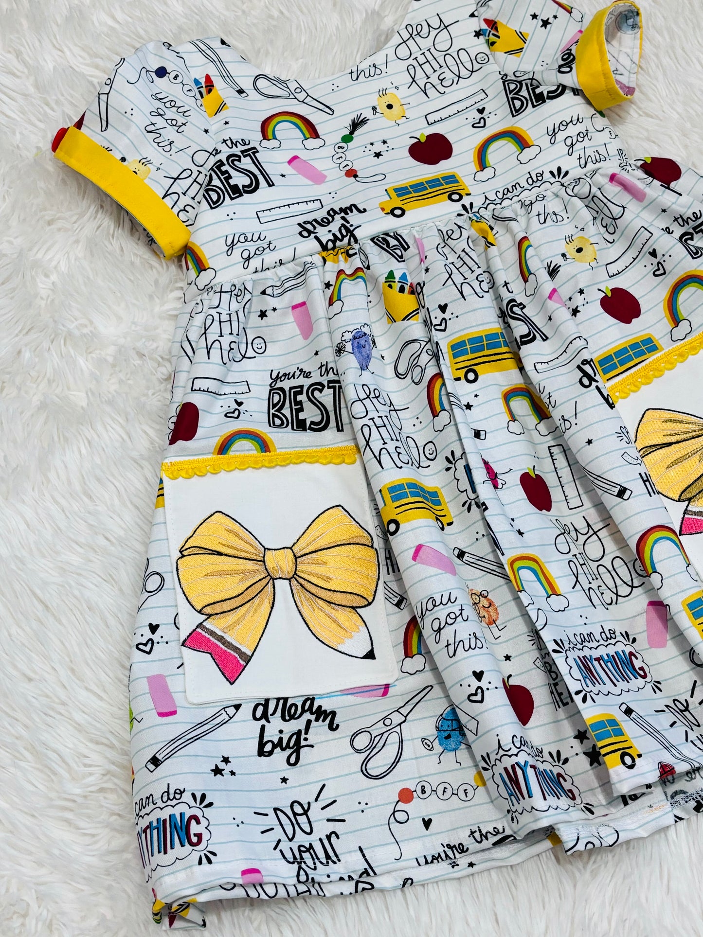 Back to school dress 5T rts