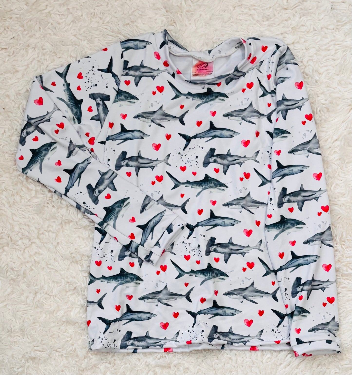 SIZE 6 Valentine Tee ready to ship item