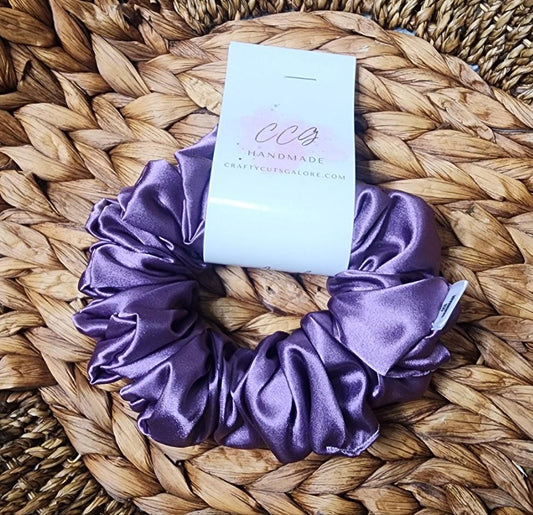 Purple Haze Satin Scrunchie