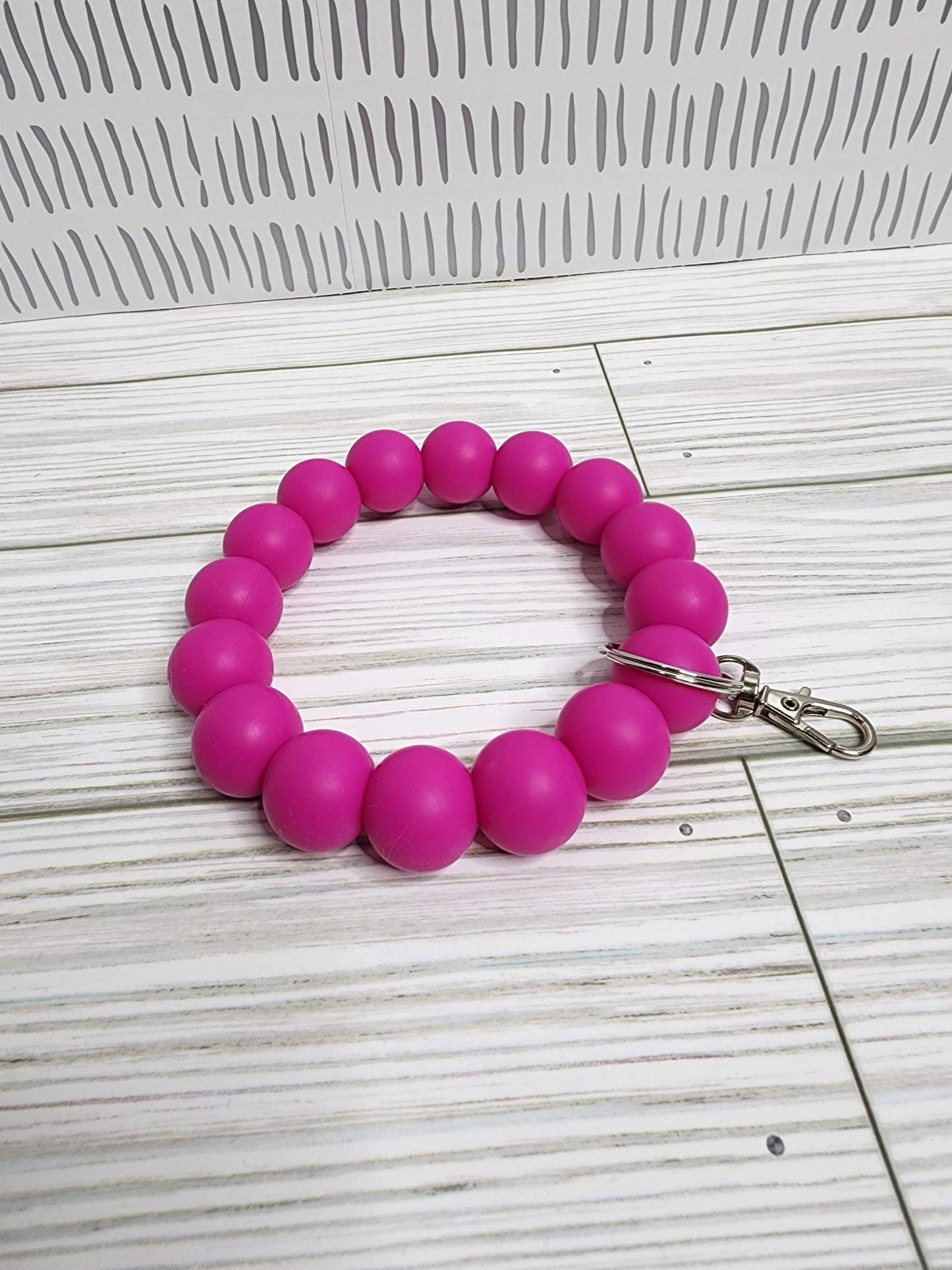 Fushia Keychain