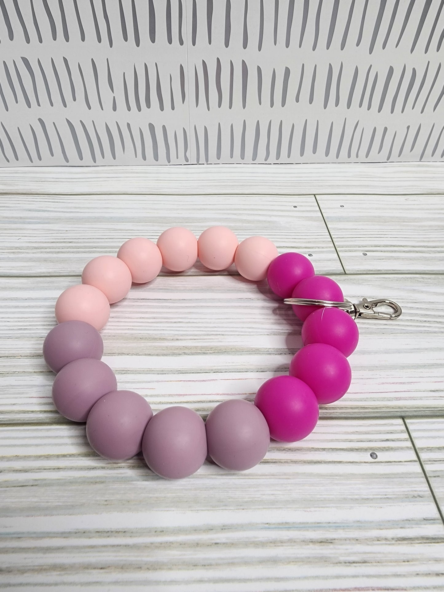 Raspberry Sherbert Keychain