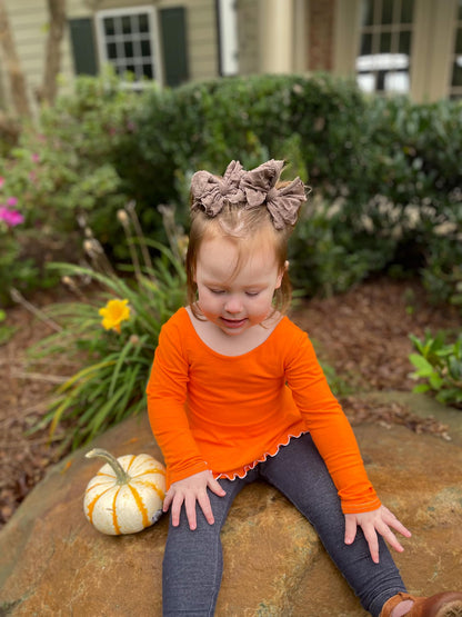 ORANGE PEPLUM